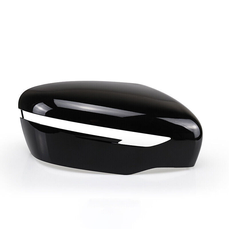 Black RH Rearview Mirror Shell Cover Cap for Nissan Qashqai/Rogue Sport 2014-18