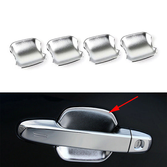 Door Handle Bowl Cover Trim Panel Fit for Subaru Forester SK 2019-2022 Chrome 4PCS