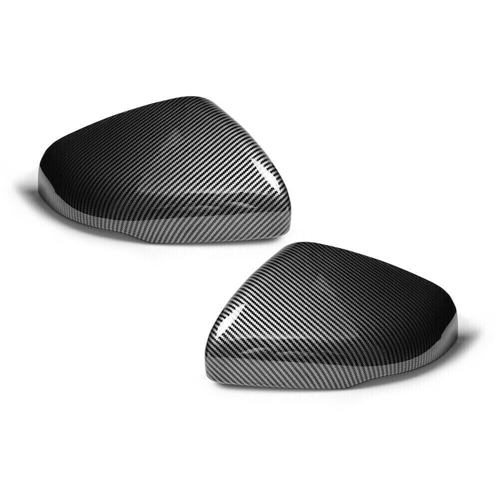 2X Carbon Fiber Look Side Door Rearview Mirror Cover Trim for Kia Sorento 21-22
