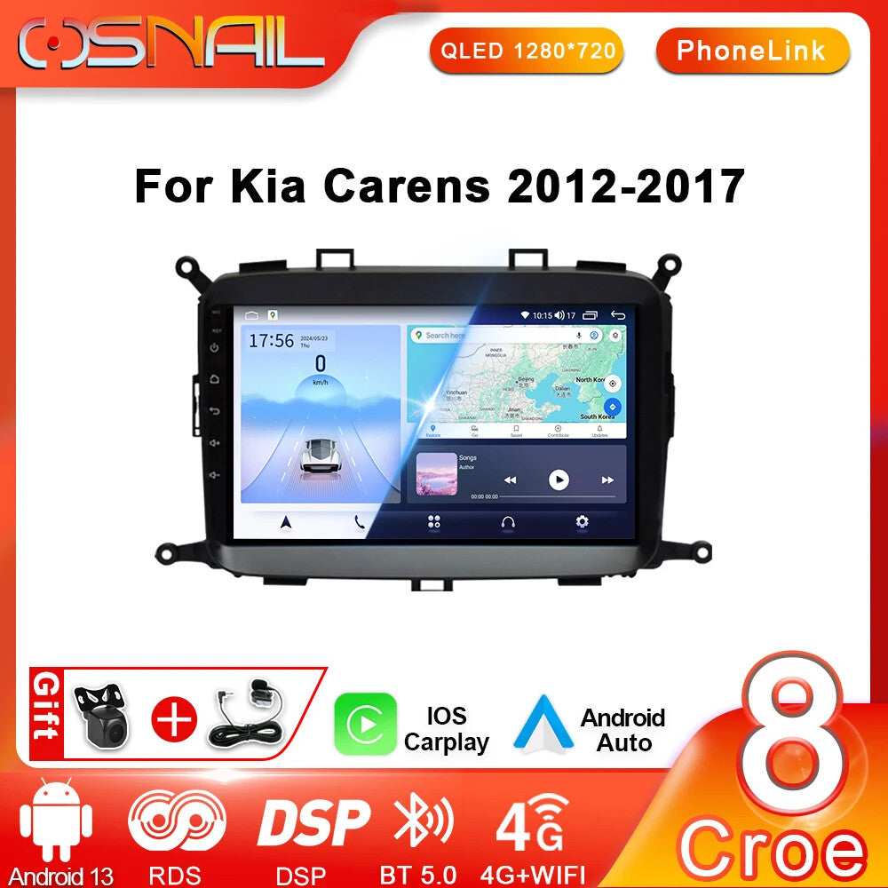 Android CarPlay Car Radio for KIA Carens 2012-2017 GPS Stereo Multimedia Player
