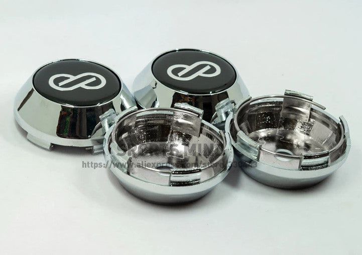 4x68 mm Vossen Grey Black Decal Badge Wheel Center Cap Hub Cap Edge Cap