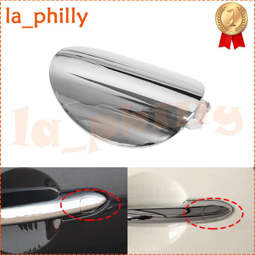 Fit for Mini Cooper 2013-19 F55 F56 Chrome Door Handle Lock Hole Cover Cap