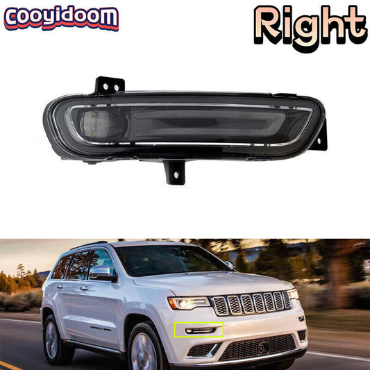 for Jeep Grand Cherokee 2017-2021 Right Front Fog Lamp LED Light Passenger Side