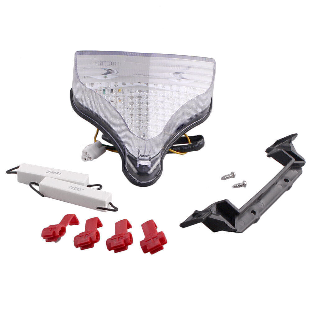 LED Tail Light W/Brake For 09-11 for Yamaha YZF R1 Turn Signals Running Light Clear