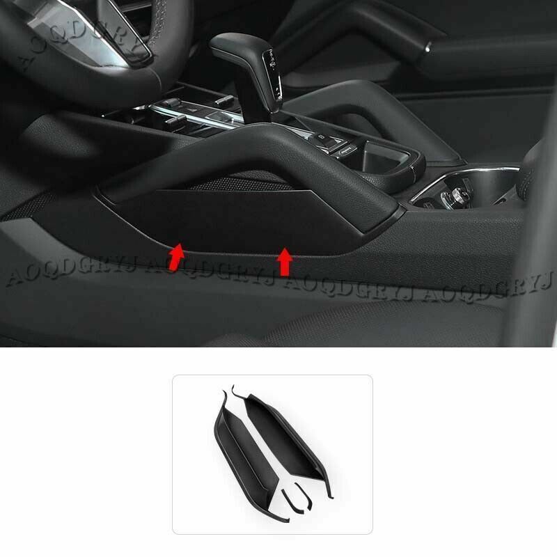 for Porsche for Cayenne 2019-2023 Black Inner Armrest Storage Container Holder Cover
