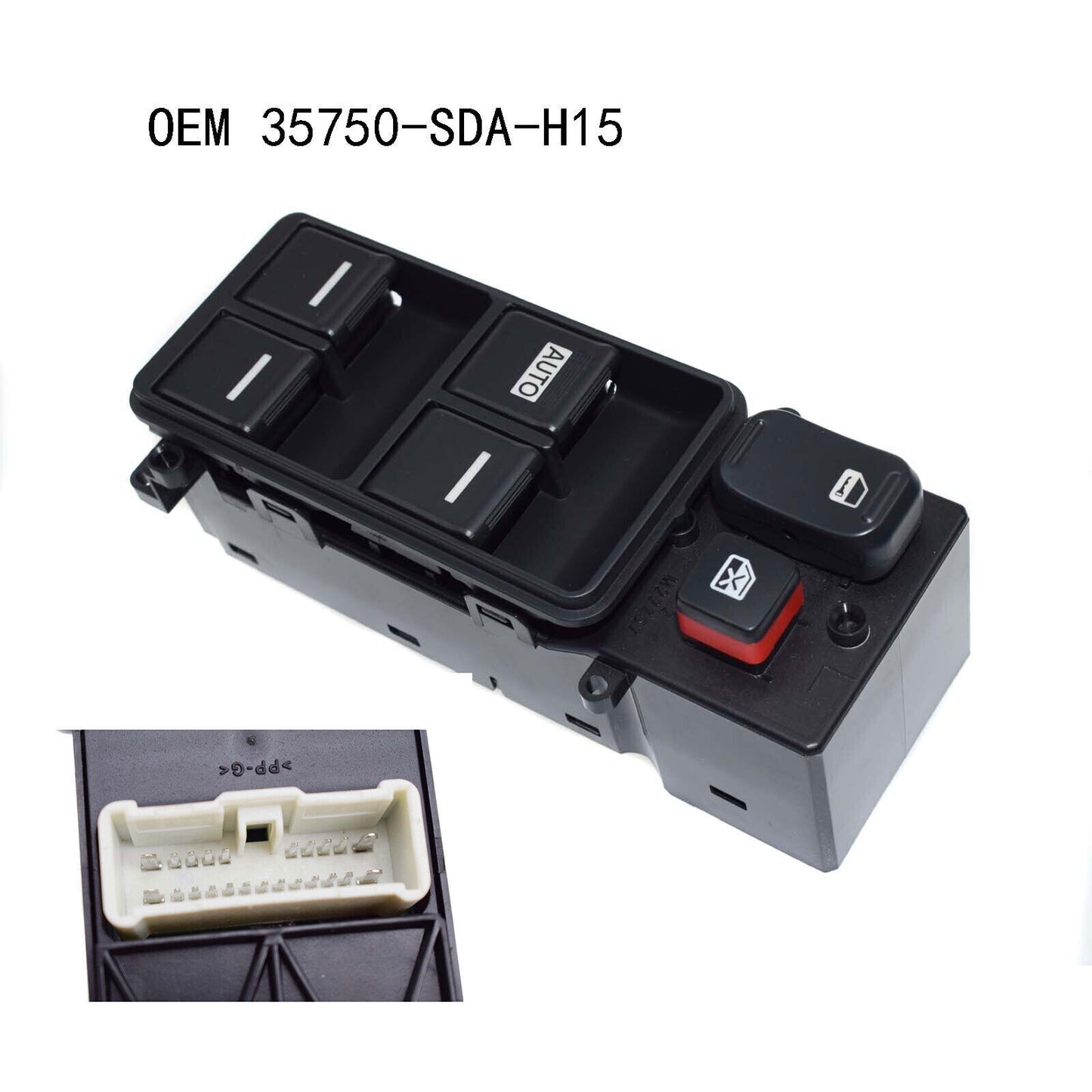 for Honda Accord 2003-2007 LHD Electric Master Power Window Switch 35750-SDA-H15