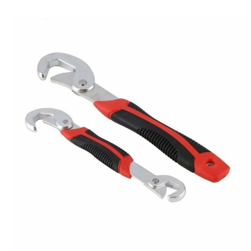 2Pcs Car Repair Adjustable Spanners Multi-function Heavy Duty Torque Wrench Tool