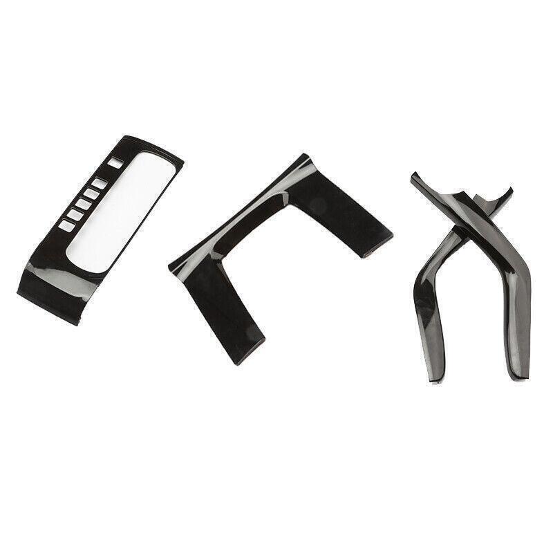 Middle Console Gear Shift Frame Trims for Honda for Civic 10th 16-2021 Bright Black