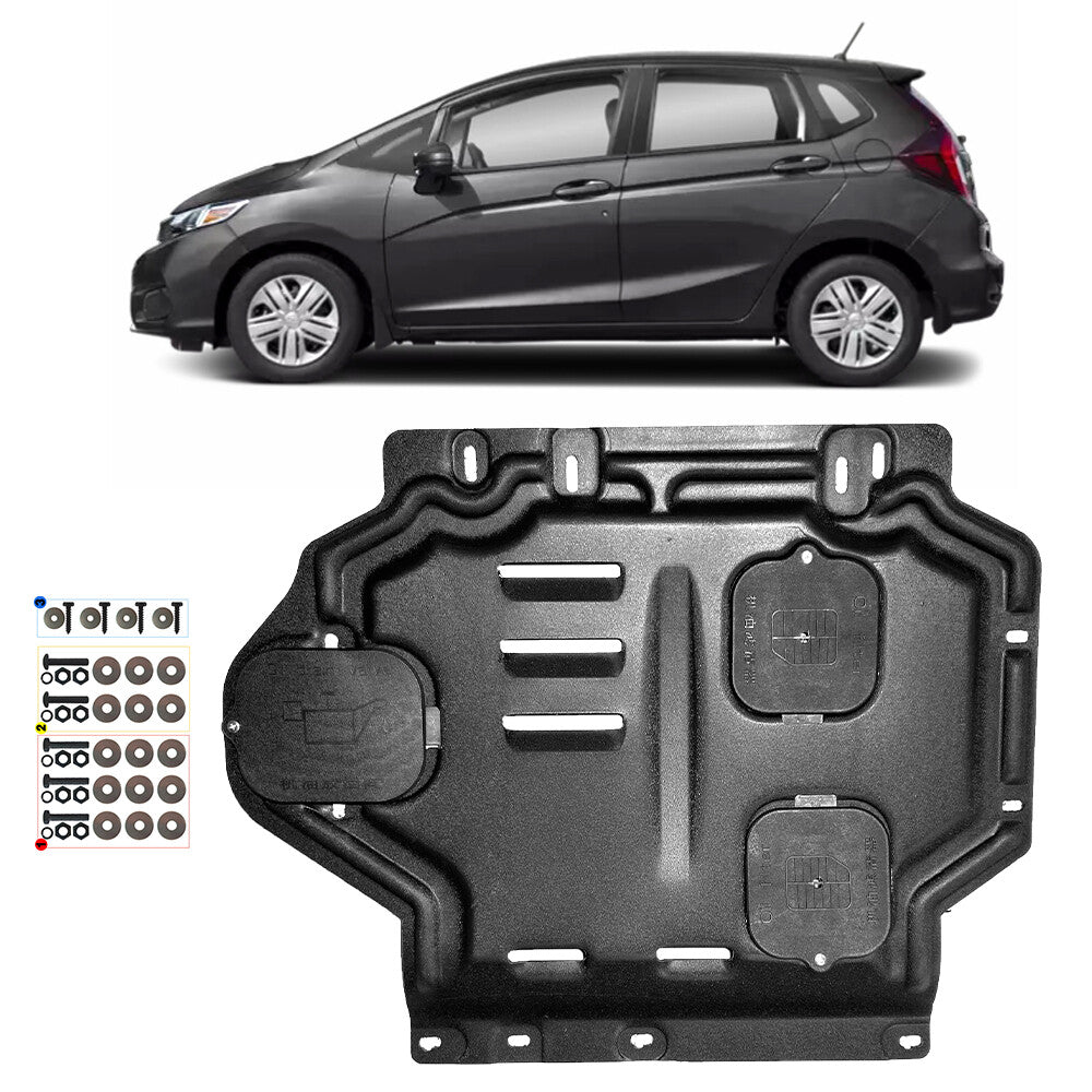 for Honda 2007-2020 Auto Under Guards Mudguards Black Engine Splash Shield