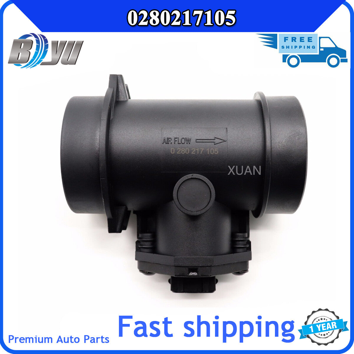 MASS airflow meter sensor 0280217105 is suitable for Saab 900 II 2.0L for Kia Sephia Spectra CN