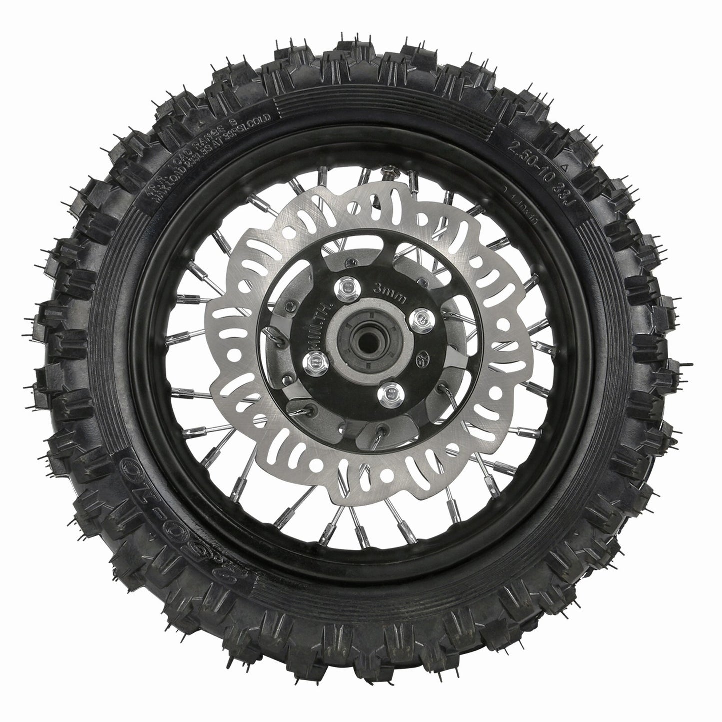 10-inch wheels, 2.50-10 front fork, triple-loaded cooling system for mini motocross bikes, JR50, CRF50