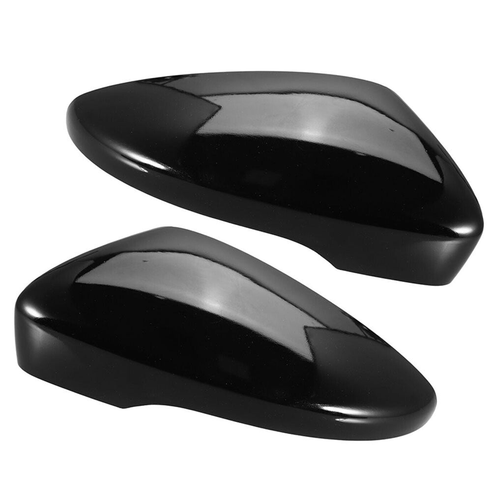 1 Pair Car Side Door Rearview Mirror Covers Cap Black for Golf for MK6 Accessory