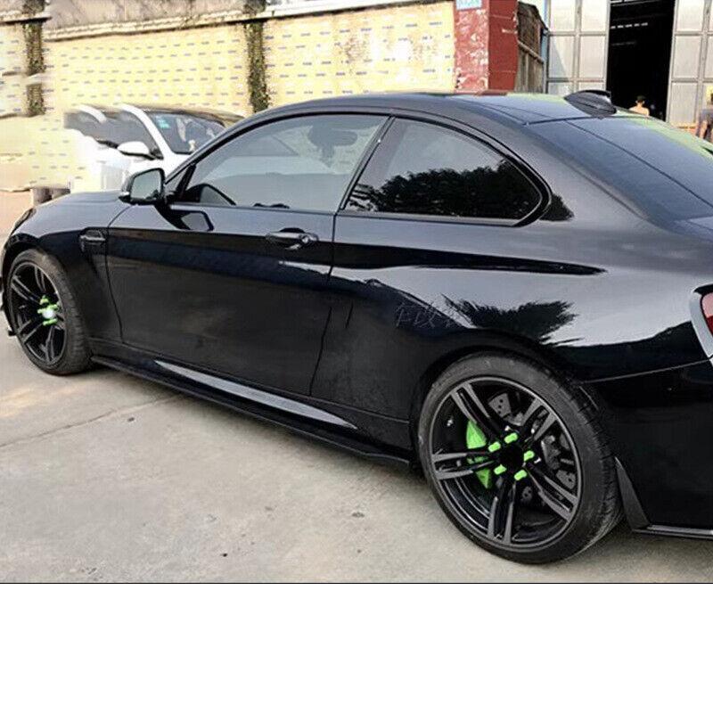 Suitable for 2016-21 for BMW F87 M2 M2C carbon fiber side skirts and extended splitter.