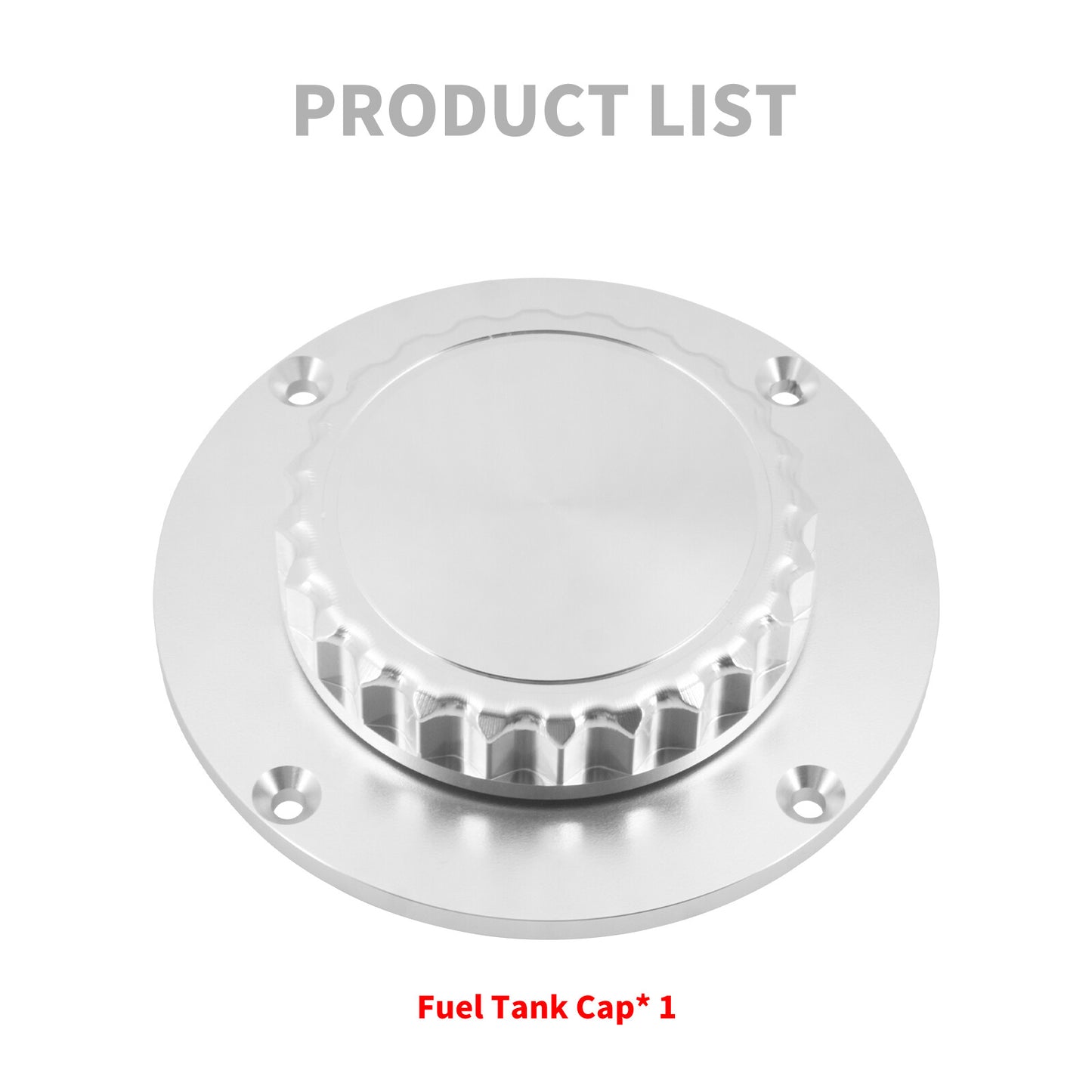 Gas Feul Chrome Tank Cap Oil Tank Petrol Cap Cover Fit for BMW K1 K75 K100 K1100
