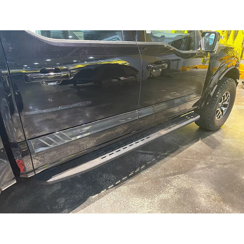 for Ford F150 2021-2023 Carbon Fiber Side Door Body Guard Molding Cover Trim