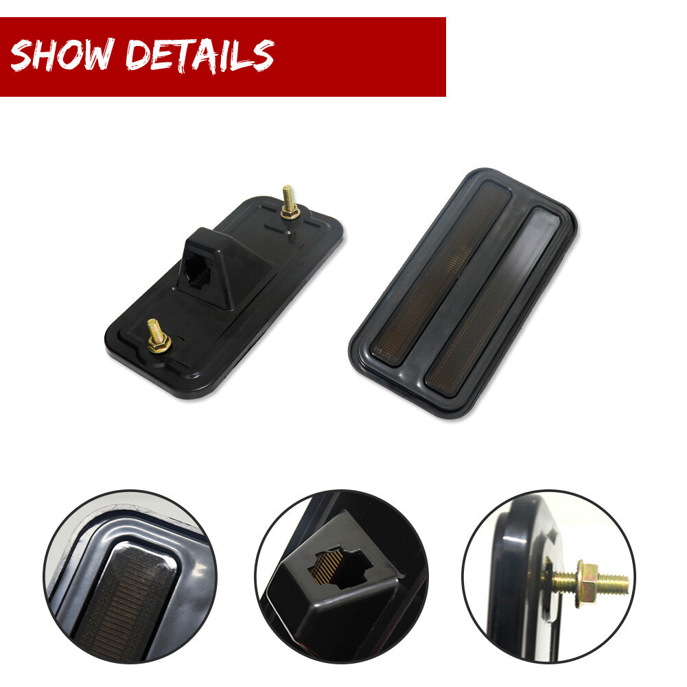 4-piece smoked front and rear side marking lampshade for 70-81 for Pontiac Firebird/Trans