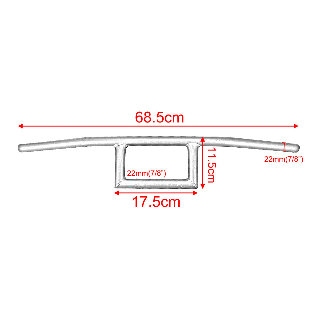 7/8 Drag Z Bar Handlebar Motorcycle For Chopper for Suzuki Bobber Custom Universal