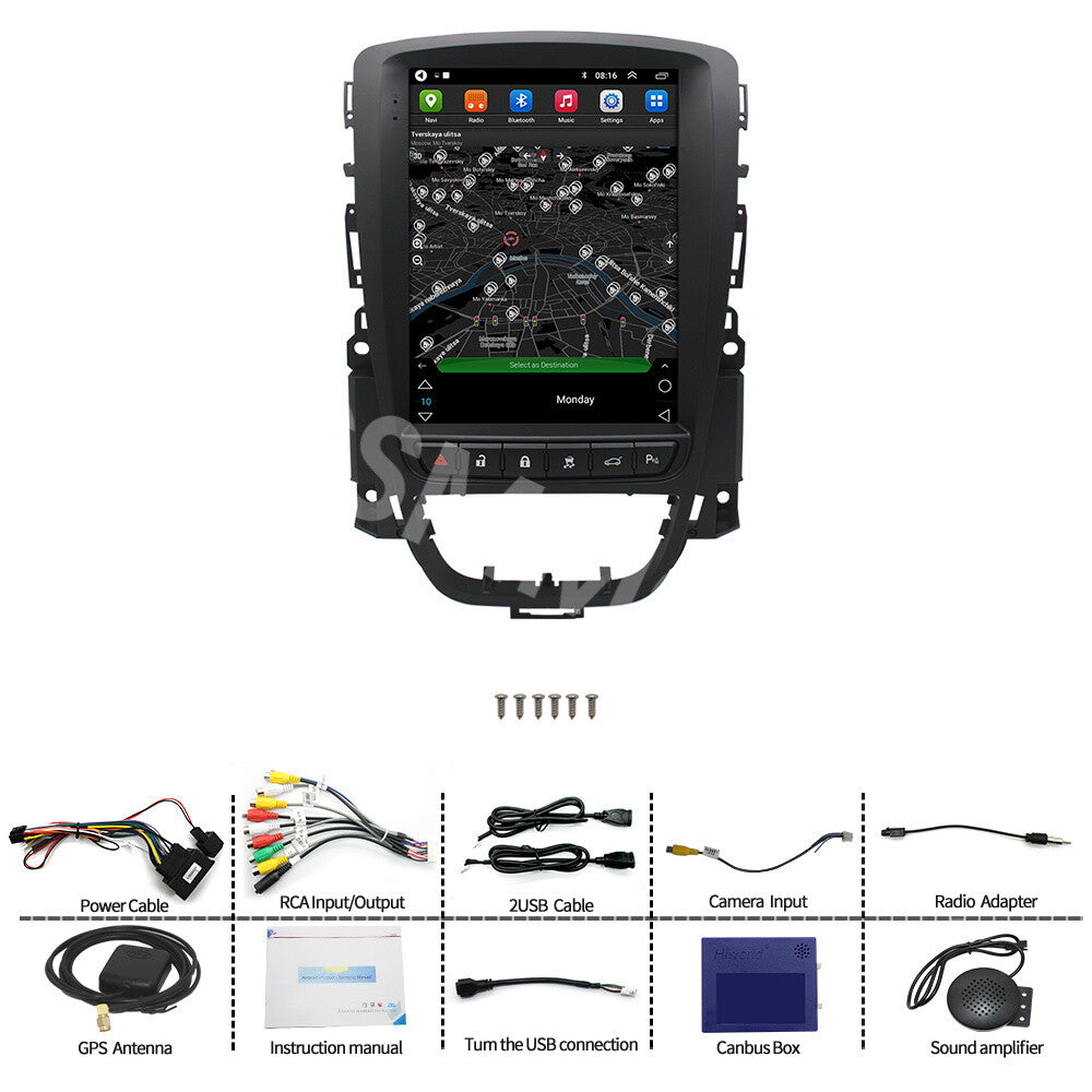 Car Stereo Radio For Carplay Fit For 2010-2014 for Buick Verano Multimedia Player