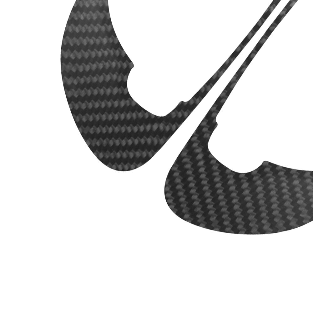 2X Carbon Fiber Front Door Handle Frame Cover Trim for Chrysler 200 2011-2014