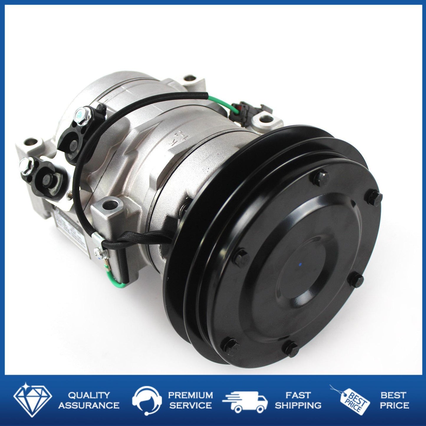 AC Compressor 447220-4053 20Y-979-6121 R134A For Komatsu PC200-7 PC360-7 1B 24V