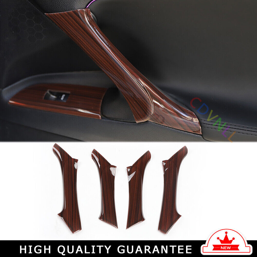 Interior Door Armrest Panel Trim Decoration Fit for Lexus IS 2006-2011 Red Wood