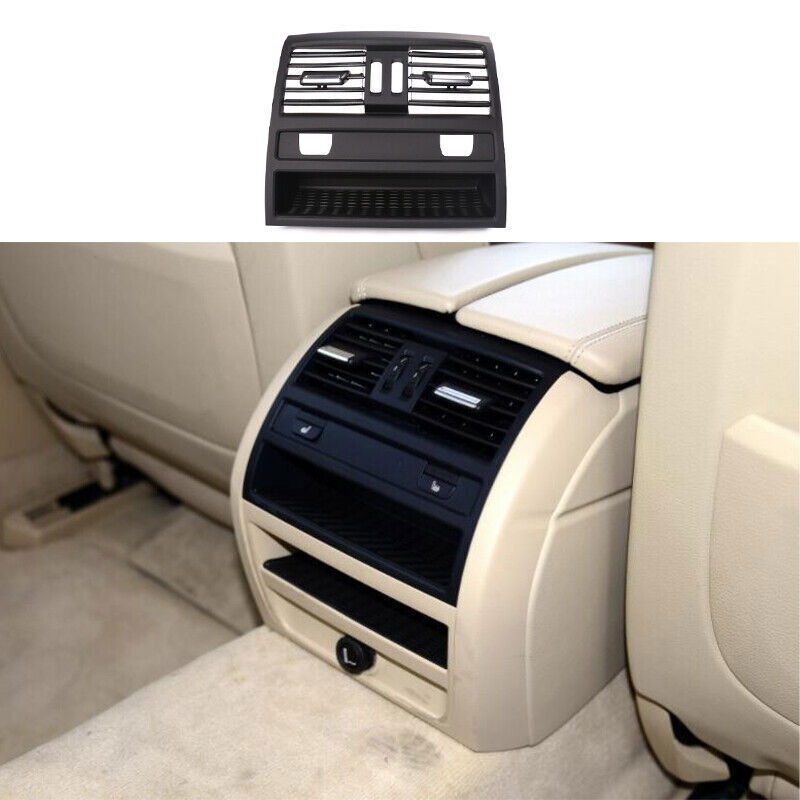 Fit for BMW 5 Series 2011-2016 Matte Black Back Row Air Outlet Vent Replace 1PCS