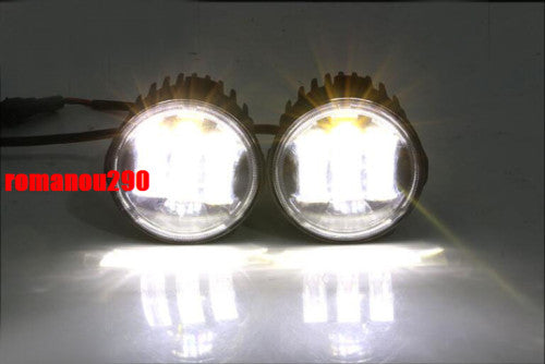 2Pc LED Front Bumper Fog Light Lamp Replace Assembly for Nissan Sentra 2016-2019