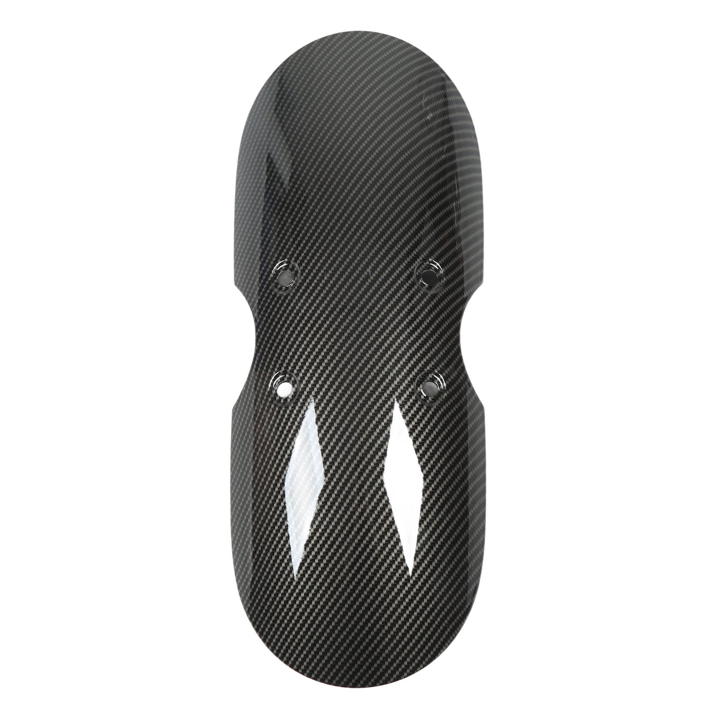 New Motorcycle Front Mudguard Carbon Fiber Style Mudflap Splash Extender For