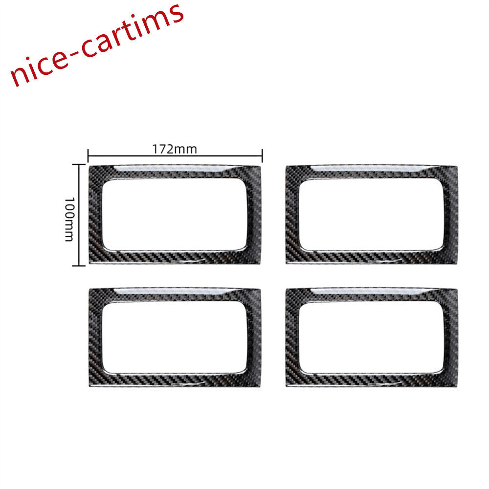 Carbon Fiber Interior Door Handle Panel Trim for Ford F150 2009-2014 Accessories