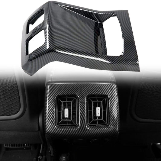 Carbon Fiber Look Inner Rear Air Vent Outlet Cover Trim for Kia Sorento 2021-23