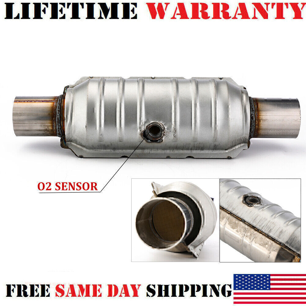 2.5 UNIVERSAL Weld-On Three-way Catalytic Converter Stainless Steel US