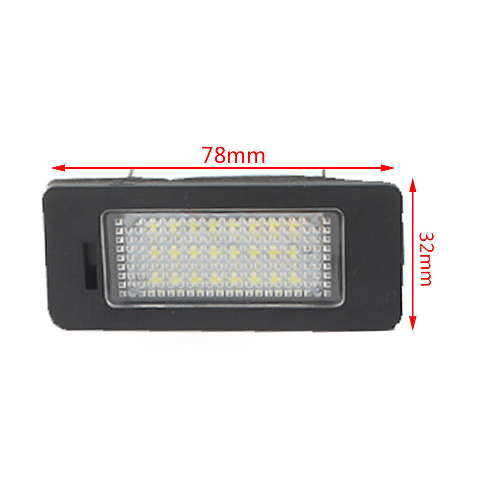 Fit for Porsche for Cayenne Touareg LED Number License Plate Lamps Lights Decoder