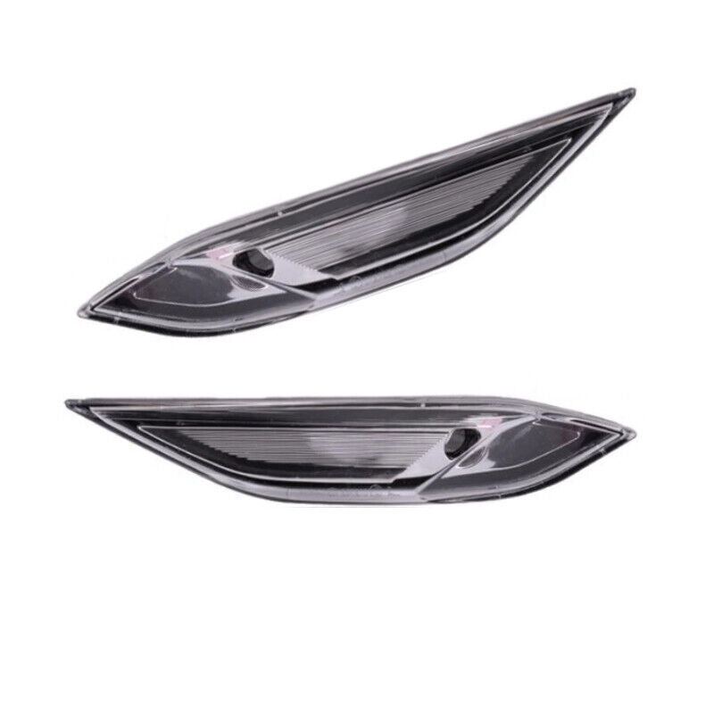 Pair for Porsche 958 for Cayenne 2011-2014 Clear Side Marker Lights Lens Fender