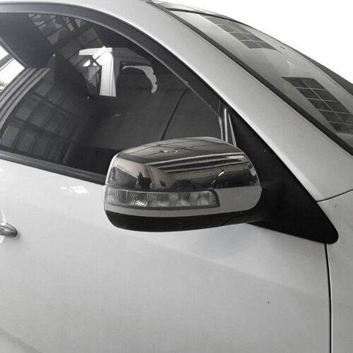 for Kia Sorento 2013-2015 Chrome Exterior Side Rearview Mirror Caps Cover Trim