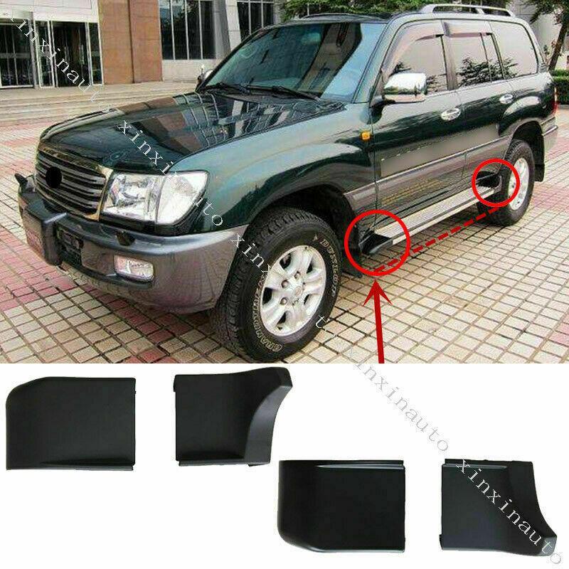 4P for Toyota for Land Cruiser 1998-07 Nerf Bars Running Boards Ends Protection Cap