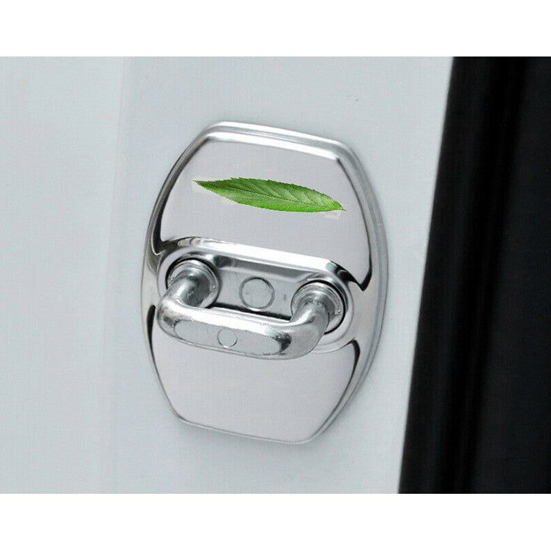 for Kia K5 2021-2023 Silver titanium Car Door Lock Buckle Covers Protection Trim