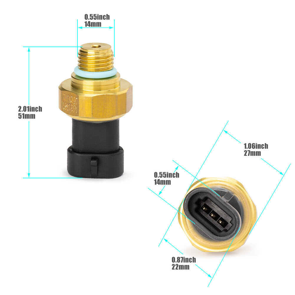 1x 4921487 hydraulic pressure sensor suitable for N14 M11 ISX 3083716 PS398, new 3080406