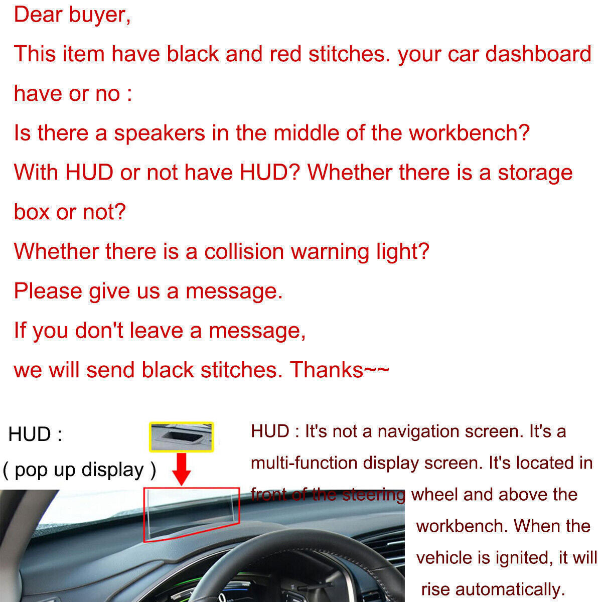 1X PU leather Dashboard Dash Mat Non-slip DashMat Shade for Lincoln MKC 2015-22