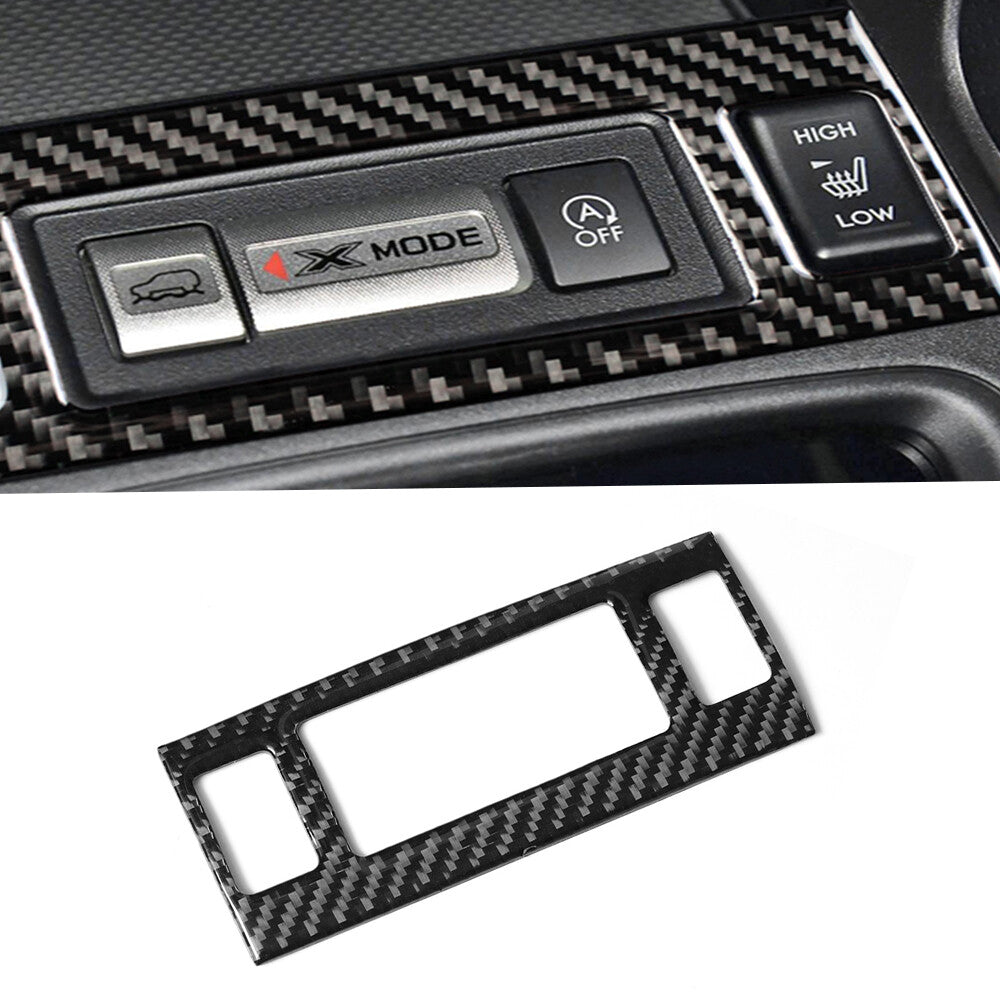for Subaru Forester 2013-2018 Carbon Fiber Interior Sport Mode Button Cover Trim