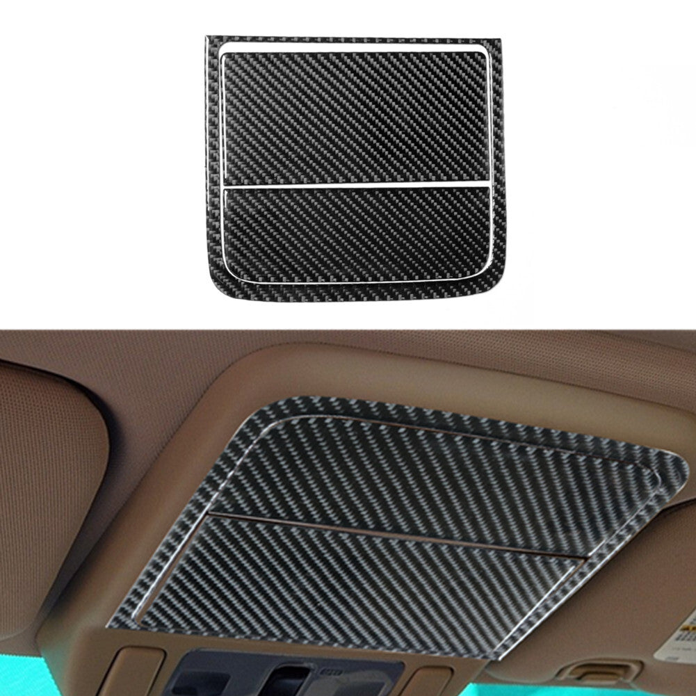 3Pcs Carbon Fiber Overhead Light Frame Cover Trim for Subaru Forester 2005-2008