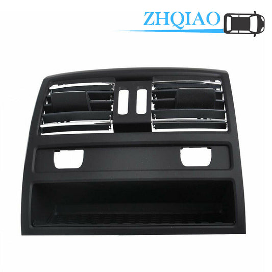 64229158312 Rear Console Grill Dash AC Air Vent Cover chrome Fit for BMW 5 Series