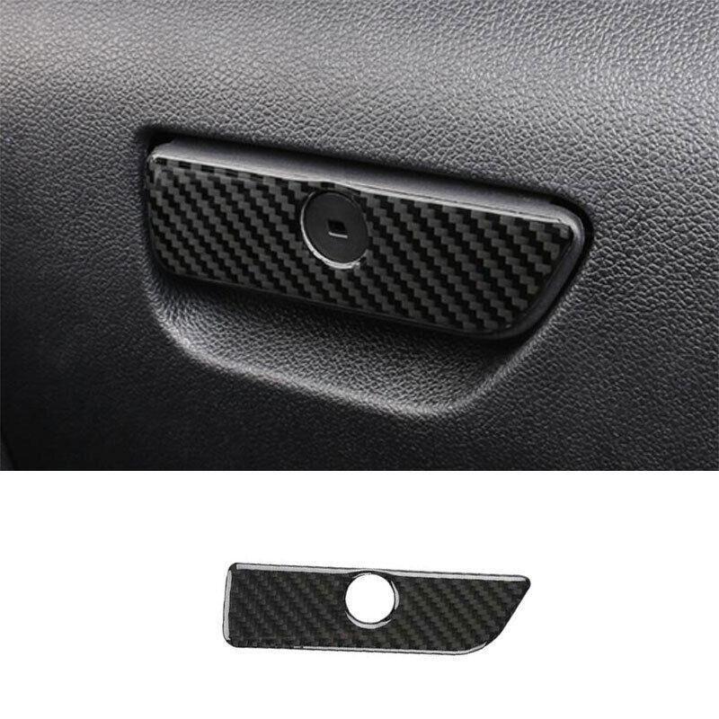 for Ford Explorer 2011-2019 Carbon Fiber Vinyl for Co -Pilot Storage Box Handle Cover