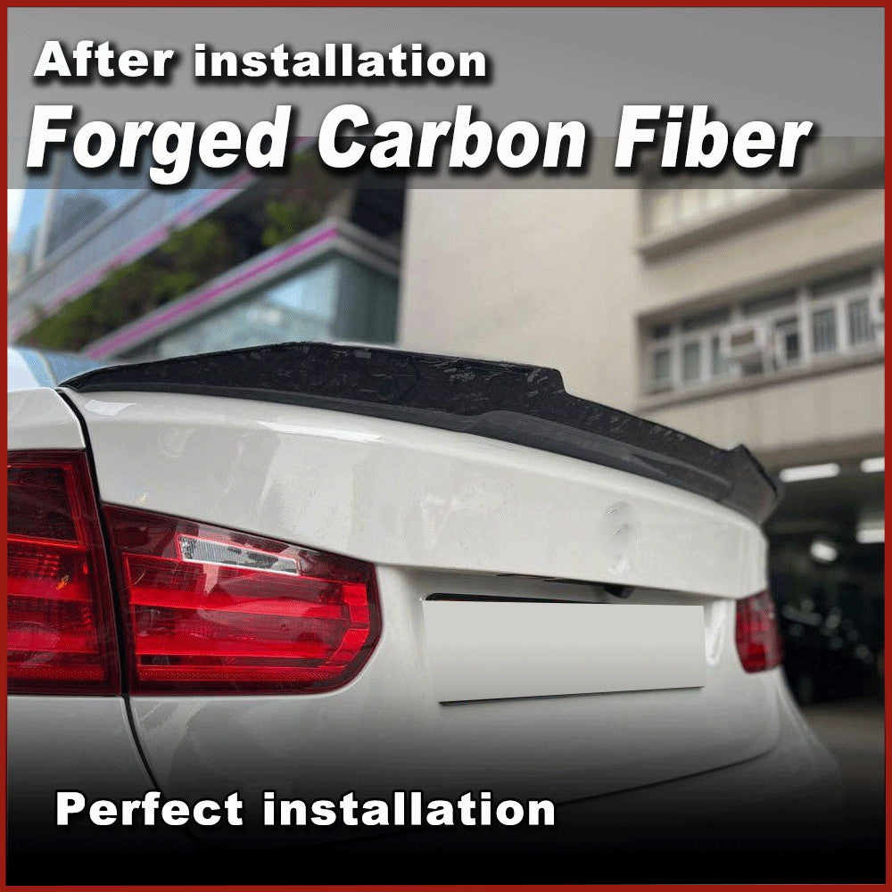 Forged Carbon Rear Trunk Spoiler Wing Lip for BMW 3 Series F30 320i F80 M3 2014+