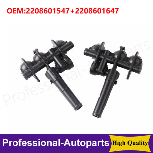 1 pair of L+R headlight washing machine nozzles suitable for Mercedes-Benz W220 S430 S500 S600 S55 AMG