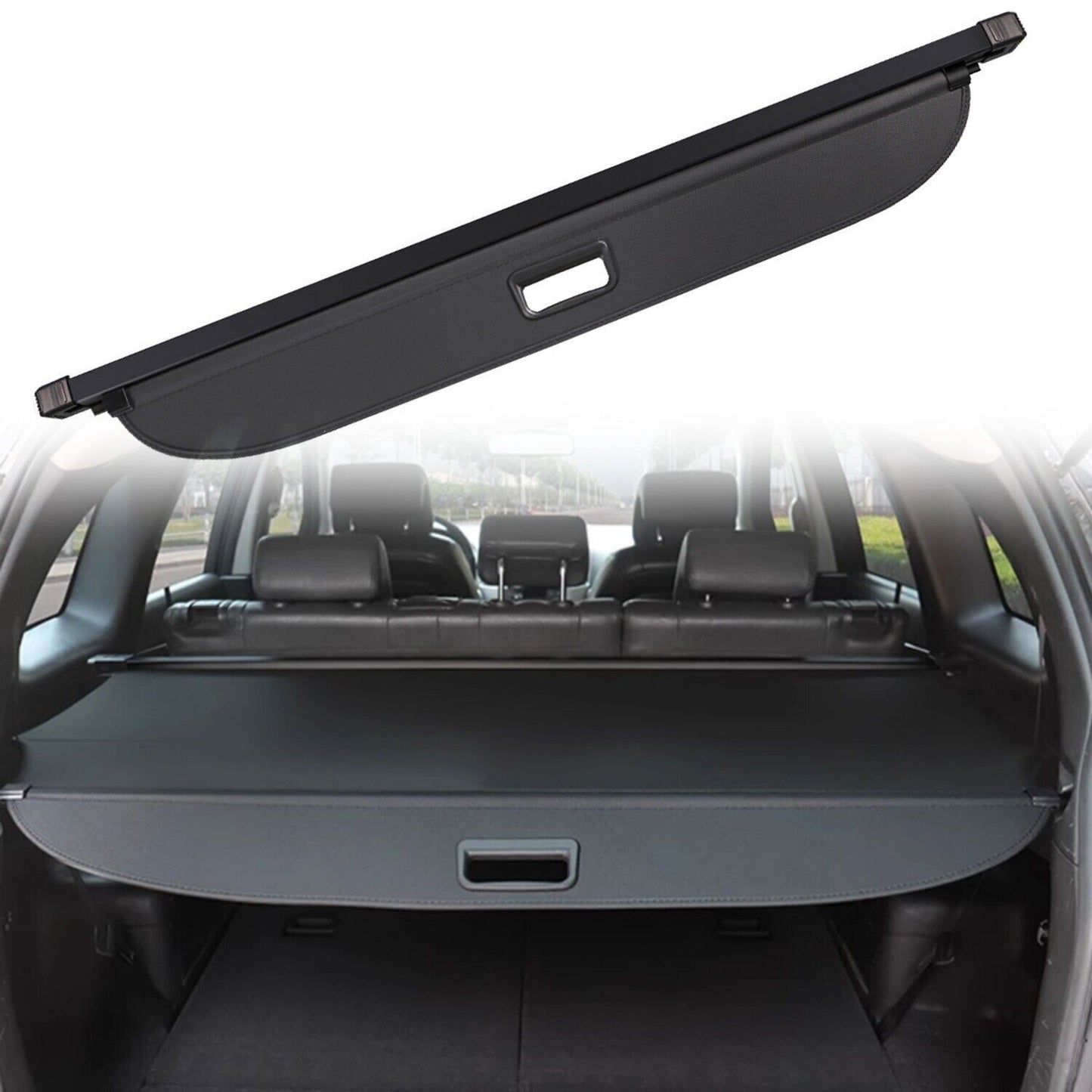 for Subaru Crosstrek GU 2024 Rear Trunk Cargo Cover Security Shield Shade Black