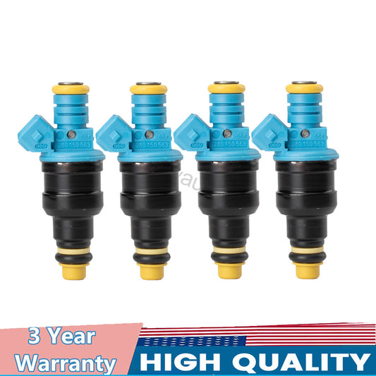 4-pack fuel injectors 0280150842 suitable for Audi S4, for Ford for Mustang GT, for Pontiac TransAm, for BMW M3