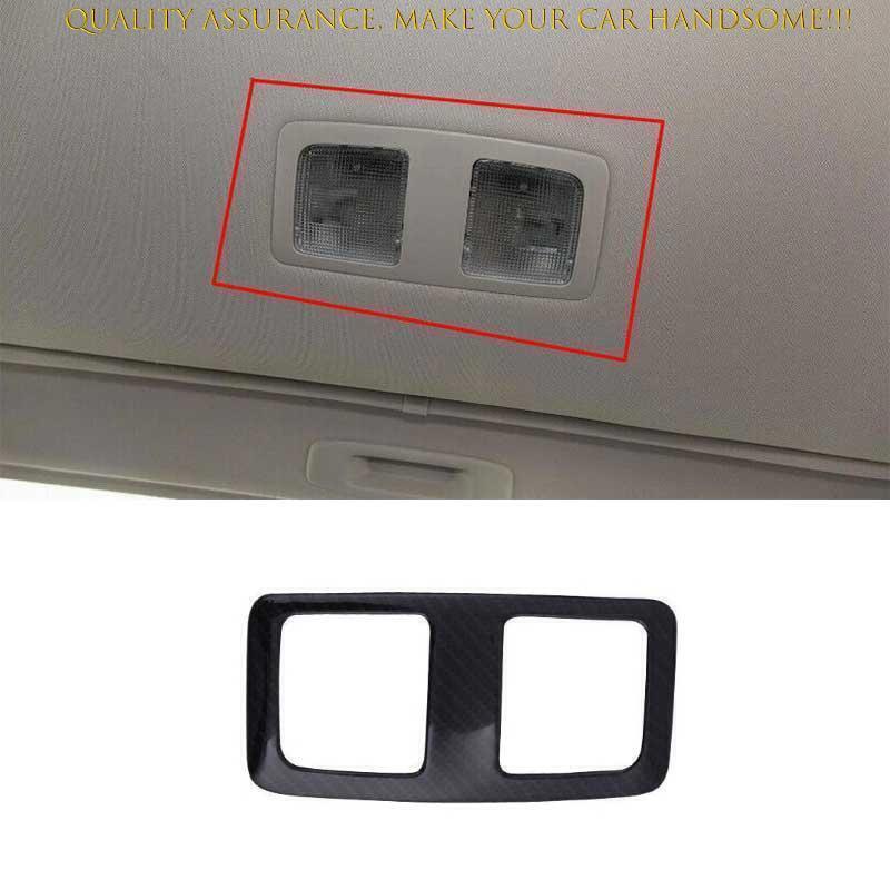 for Mazda CX-5 17-2024 Carbon Fiber Roof Rear Reading Light Fame Cover Trim 1PCS