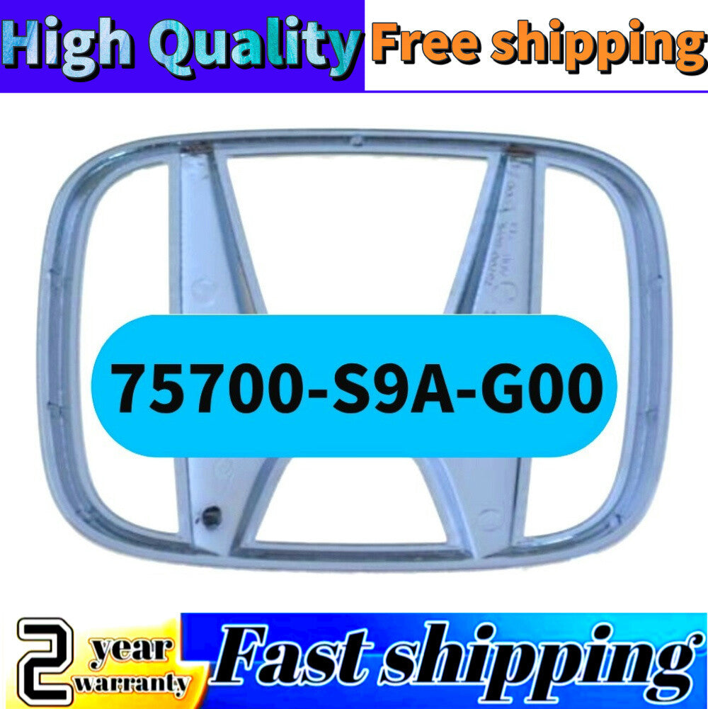 Front grille badge 75700-S9A-G00, suitable for Honda Accord 2003-2007 and CR-V 2002-2011.