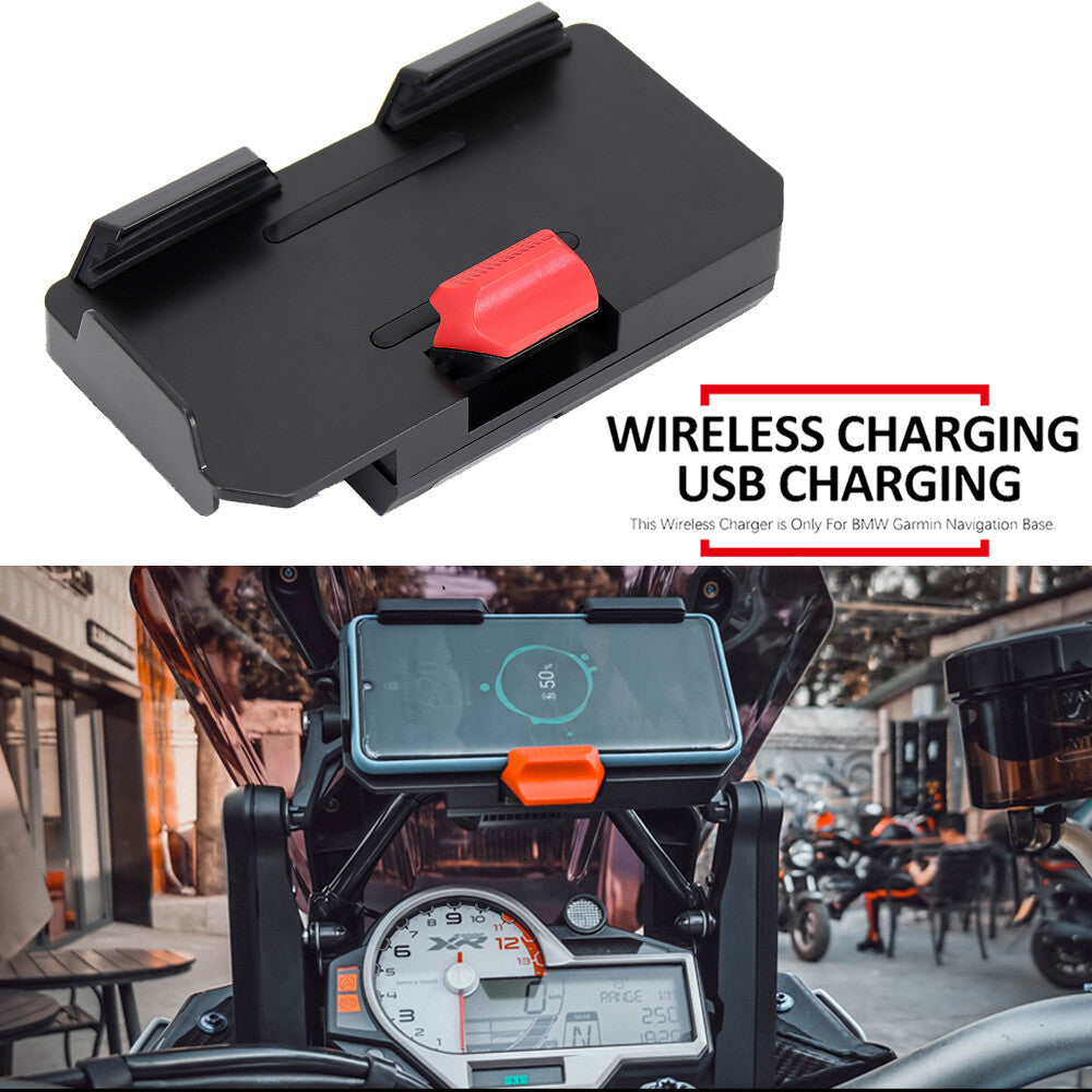 Wireless Charger for BMW R1200GS R1250GS F850GS MobilePhone Navigation Bracket