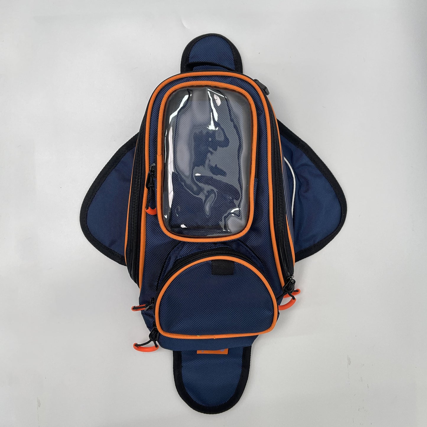 Motorcycle Front Frame Bag Bicycle Tube Double Bag With Phone Holder Side Pouch